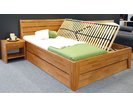 Postel s úložným prostorem z masivu CATARINA 1, masiv buk