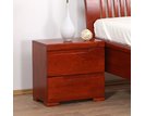 Nočný stolík z masívu, 2-zásuvkový F133, masív buk