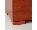 Nočný stolík z masívu, 2-zásuvkový F133, masív buk