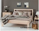 Zvýšená postel Lettya, 180x200,  masiv buk Zvýšená postel Lettya, 180x200,  masiv buk