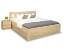 Zvýšená postel s úložným prostorem Rocco, 160x200, 180x200, masiv buk