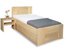 Zvýšená postel s úložným prostorem Dan, 80x200, 90x200, masiv buk