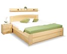 Postel z masivu s úložným prostorem Justina, 160x200, 180x200, masiv buk Postel z masivu s úložným prostorem Justina, 160x200, 180x200, masiv buk