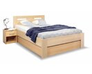 Postel z masivu s úložným prostorem 120x200 SENÁTOR