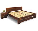 Dřevěná postel s rošty Jirka, 160x200, 180x200, masiv smrk