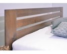 Zvýšená postel dvoulůžko s úložným prostorem RITA, masiv smrk
