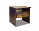 Noční stolek G-W1 - masiv borovice, moření ořech Noční stolek G-W1 - masiv borovice, moření ořech