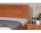 Manželská postel s úložným prostorem OLYMPIA 3. senior 160x200, 180x200, masiv buk, třešeň