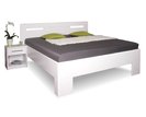 Zvýšená postel s úložným prostorem VAREZZA 5 senior 160x200, 180x200, masiv buk, bílá