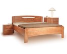Dřevěná postel - dvoulůžko EVITA 3, masiv buk