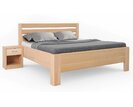 Vysoká dřevěná postel Matrix 1, masiv buk