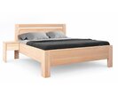 Vysoká dřevěná postel Matrix 2, masiv buk