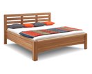 Zvýšená postel dvoulůžko z masivu Viola, masiv dub cink
