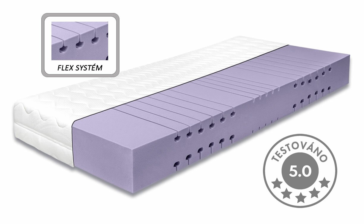 Měkká ortopedická matrace ARELIA, 20cm, 120x200, studená pěna