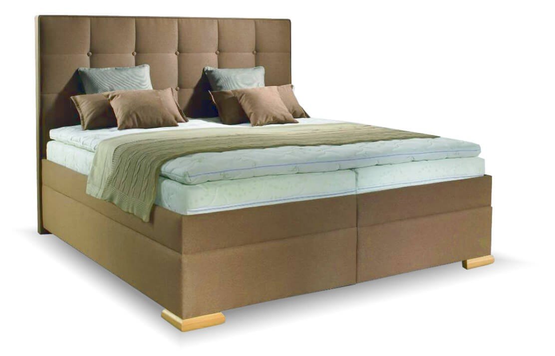 Americká postel boxspring MURANO 200x200, s úložným prostorem