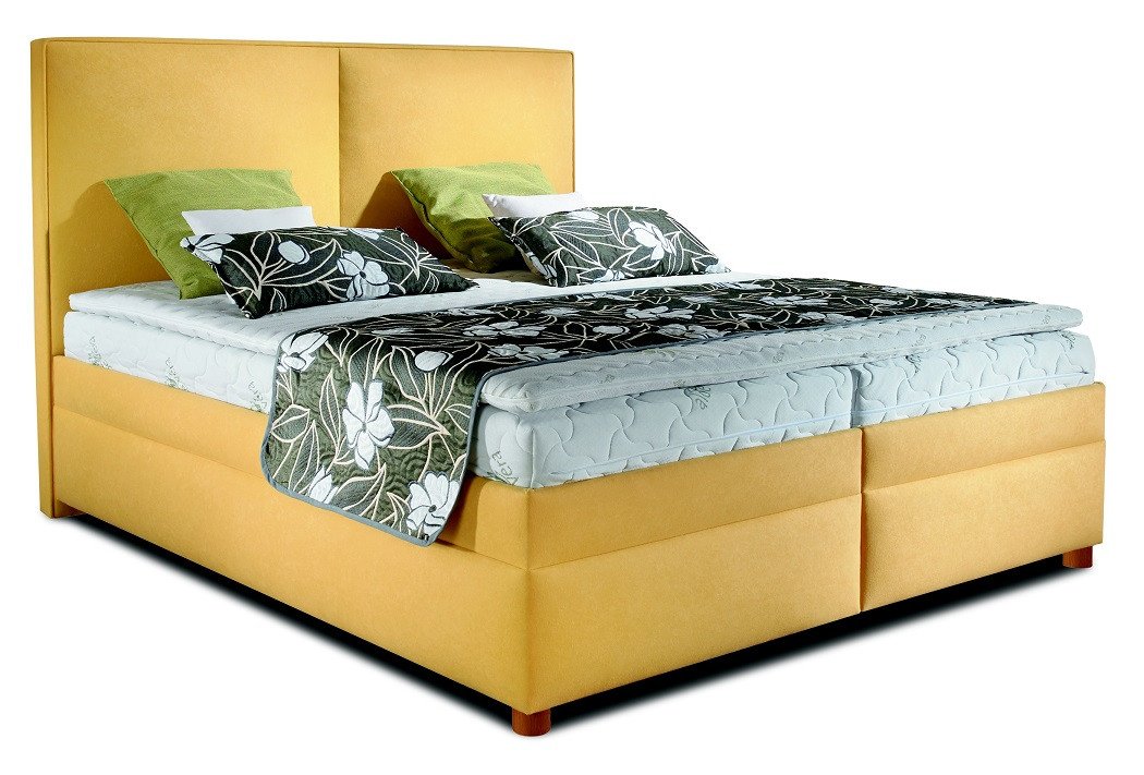 Americká postel boxspring MARCO 200x200, s úložným prostorem