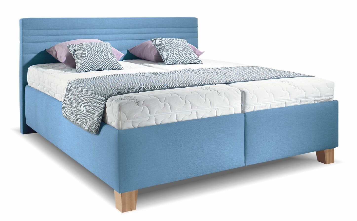 Čalouněná postel dvoulůžko VIVA s úložným prostorem