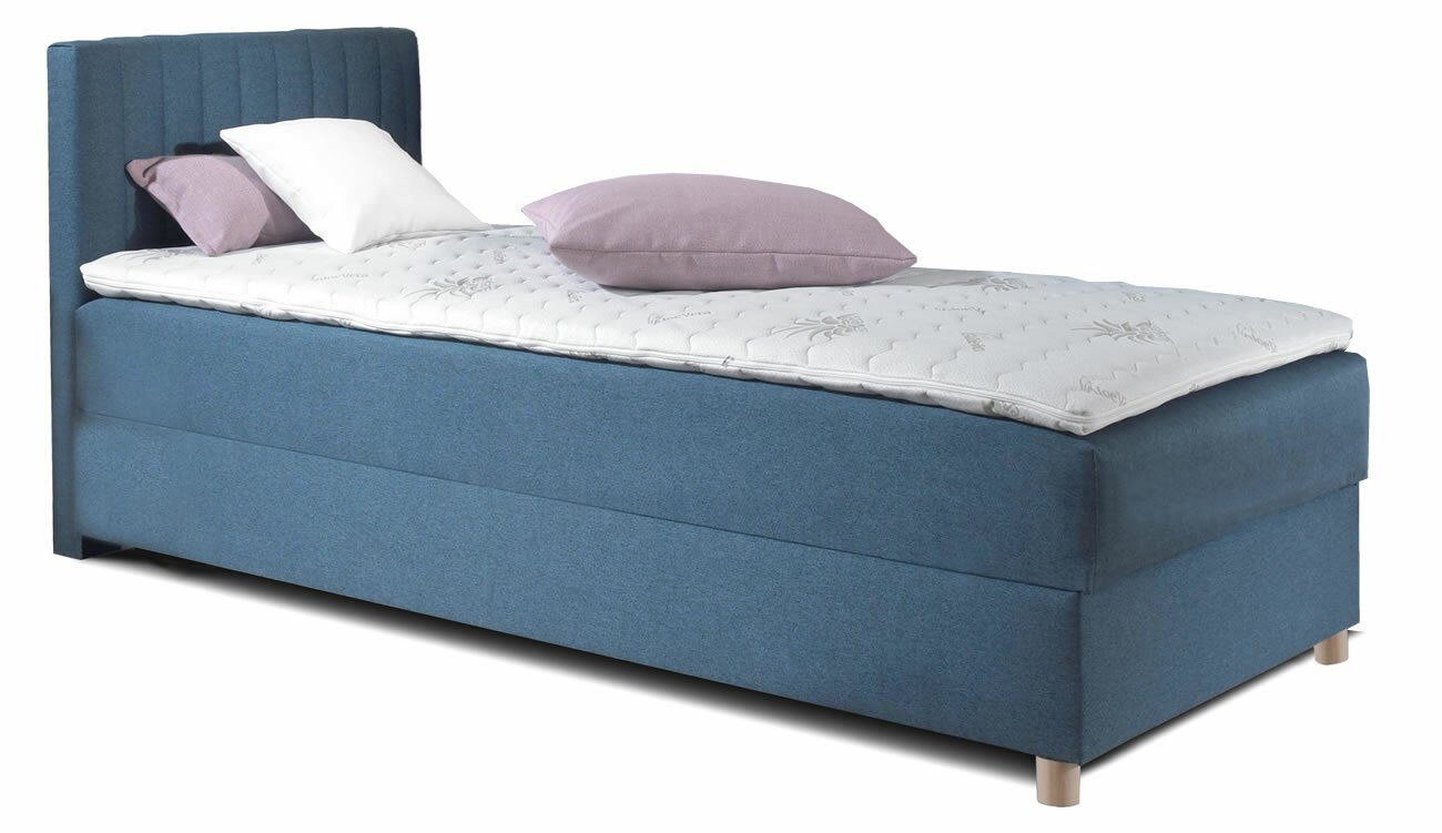 Postel boxspring s úložným prostorem NOVO hlavové čelo