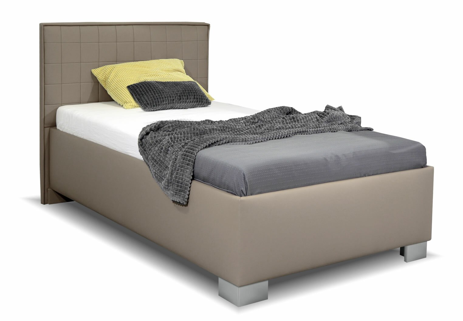 Čalouněná postel s úložným prostorem Belarona, 90x200