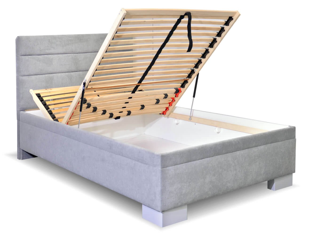 Čalouněná postel Fontana, s úložným prostorem, 120x200 cm