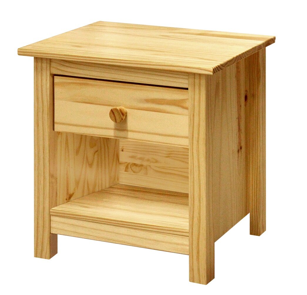 Noční stolek IA9130, masiv borovice