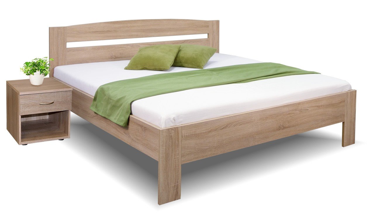 Zvýšená postel jednolůžko Maria 140x200