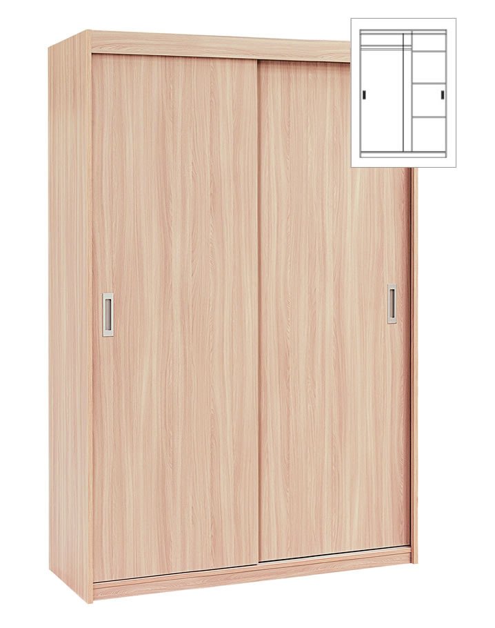 Kombinovaná skříň s posuvnými dveřmi EVITA 15, šířka 150 cm