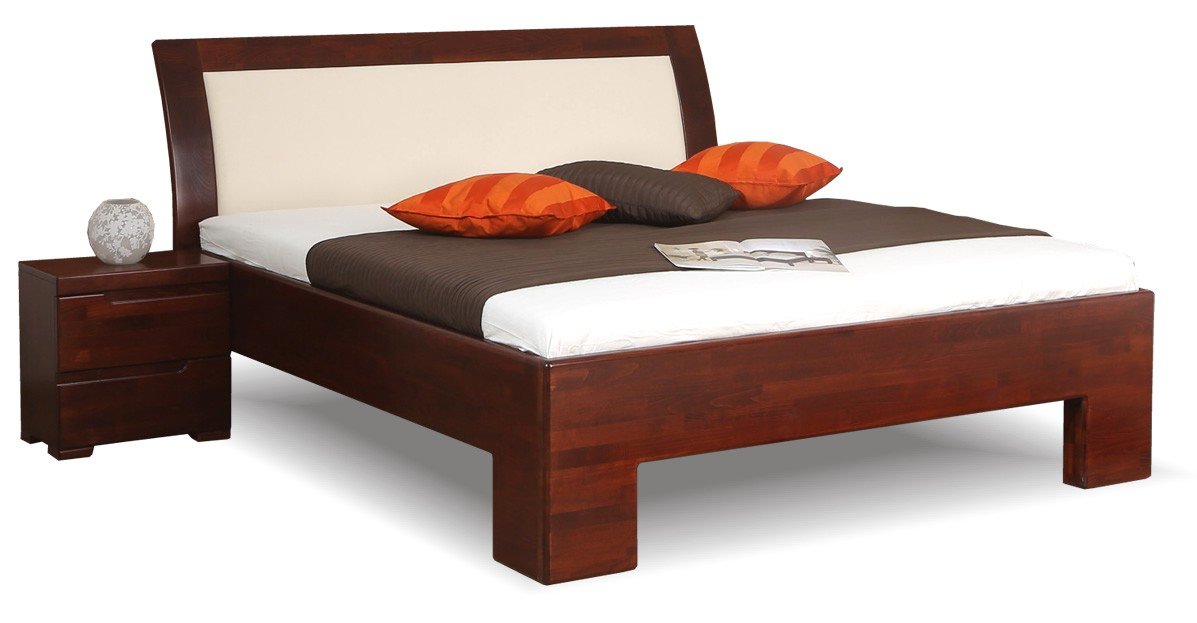 Dřevěná postel, dvoulůžko SOFIA F115 180x200, masiv buk