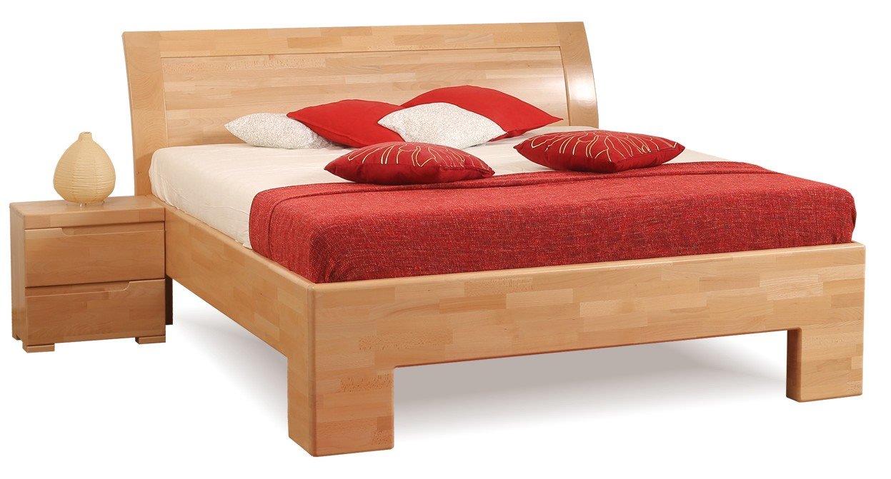 Manželská postel z masivu SOFIA F118, masiv buk