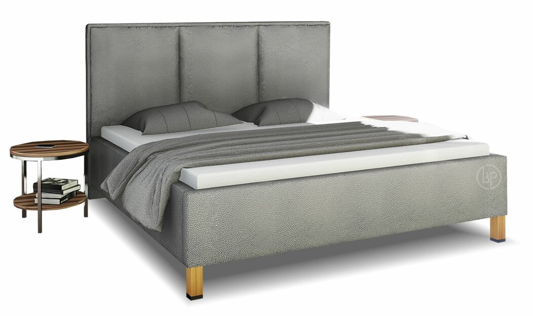Levně Čalouněná postel dvoulůžko HONORA, 180x200 cm