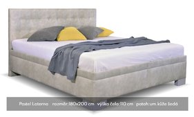 Čalouněná postel Laterna 180x200 Čalouněná postel Laterna 180x200