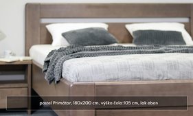 Postel primátor 180x200 lak Postel primátor 180x200 lak