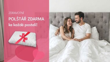 Láska ke spánku začíná v nové posteli – získáte valentýnský dárek zdarma!