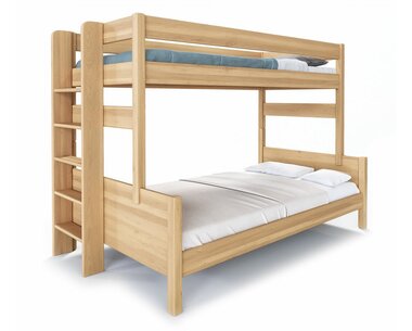Poschoďová postel JUNIOR,120x200, LEVÁ , masiv buk 