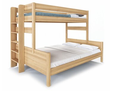 Poschoďová postel JUNIOR,160x200, LEVÁ , masiv buk  