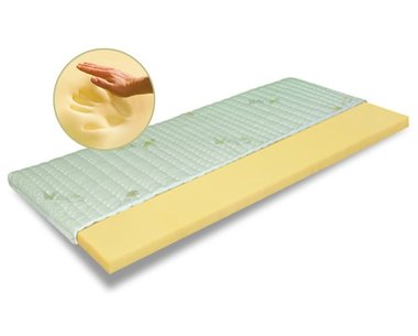 Topper, vrchní matrace VISCO MEMORY, paměťová pěna - 6 cm