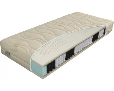 Tvrdá matrace NATURA HYDROLATEX, 27cm, 150kg, taštičková pružina Tvrdá matrace NATURA HYDROLATEX, 27cm, 150kg, taštičková pružina
