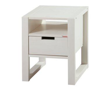 Noční stolek RHINO C0560 B, masiv bílý smrk