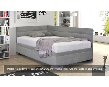 Sestavte si čalouněnou postel - pohled č. 2