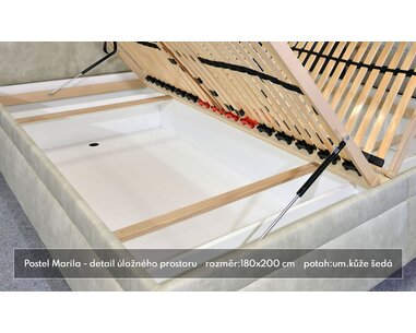 Sestavte si čalouněnou postel - pohled č. 4