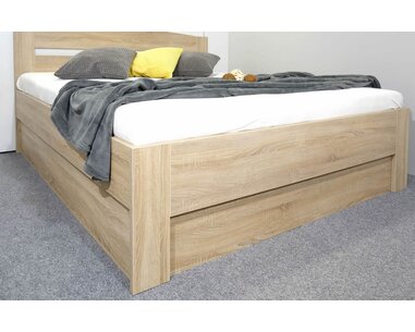 Postel s úložným prostorem Maria, boční výklop, 120x200 Postel s úložným prostorem Maria, boční výklop, 120x200