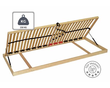 Zátěžový vyklápěcí rošt Double BVP T8, 80x200cm, 28 lamel, 150 Kg, boční výklop Zátěžový vyklápěcí rošt Double BVP T8, 80x200cm, 28 lamel, 150 Kg, boční výklop