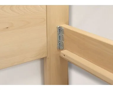 Zvýšená postel jednolůžko ELA - S ČELY, 120x200, masiv buk - pohled č. 3