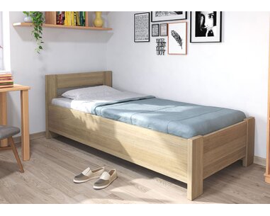 Pohled - postel jednolůžko Ela