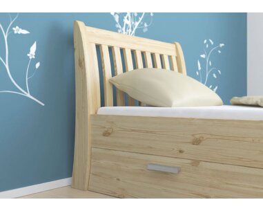 Dřevěná postel Nordica - detail Dřevěná postel Nordica - detail