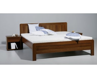 Postel dvoulůžko LAURA - oblá, lamino Postel dvoulůžko LAURA - oblá, lamino