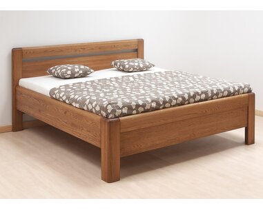 Zvýšená postel z masivu ADRIANA, masiv dub