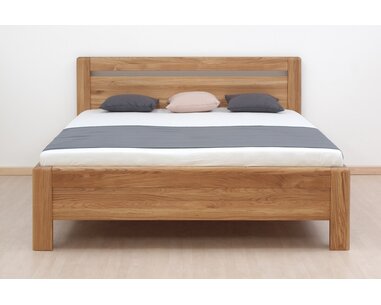 Zvýšená postel z masivu ADRIANA, masiv dub