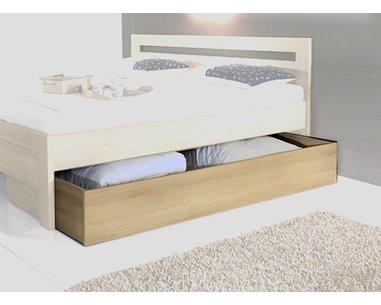 Úložný prostor pod postel celý, masiv buk cink jádrový