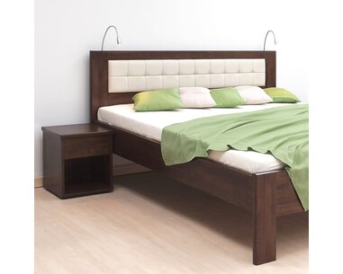 Noční stolek se zásuvkou Úzký, masiv buk cink jádrový